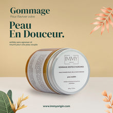 Gommage Zestes d’Agrumes- Huile d'argan-Miel-Huile d'amande douce-250Gr