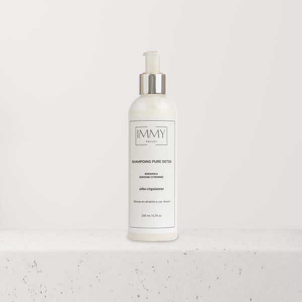 Shampoing Pure Detox                                     - Huile d'Argan- Romarin - Thym - Verveine citronnée- 200ml